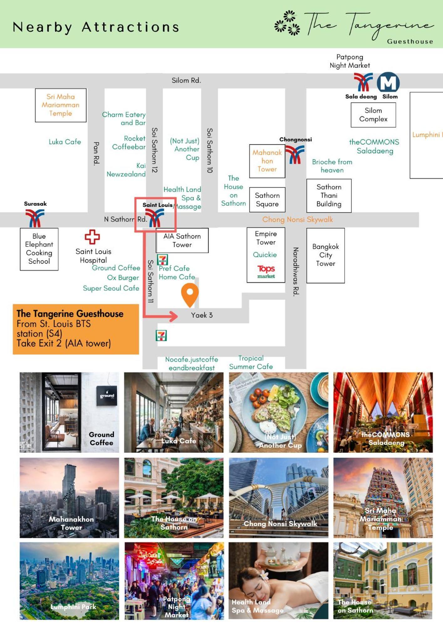 The Tangerine Guesthouse Bangkok Bagian luar foto